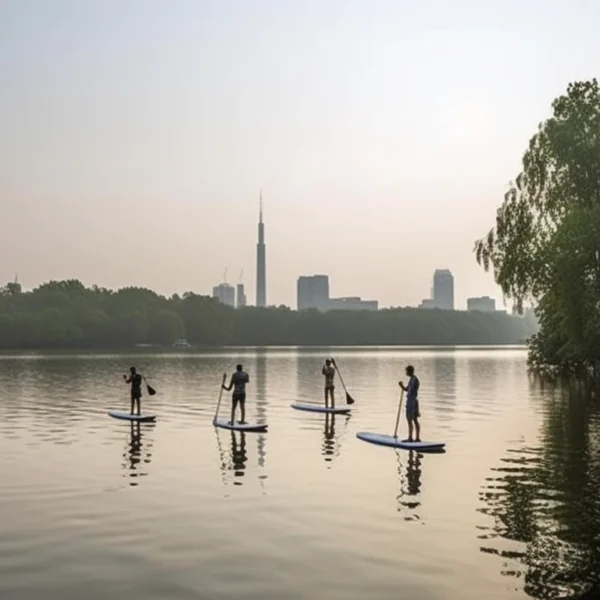 Suppen op de Zevenhuizerplas